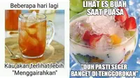 6 Meme Lucu Es Segar Tampak Menggoda Saat Puasa, Rintangan Ramadhan (1cak)