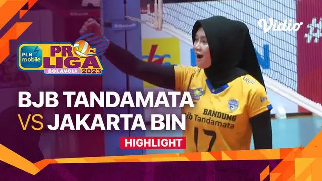 Berita Video, Bandung BJB Tandamata Bungkam Jakarta BIN pada Kamis (23/2/2023)