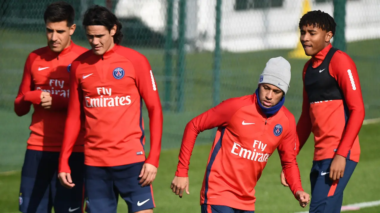 FOTO: Ketika Neymar dan Edinson Cavani Kembali Latihan Bersama