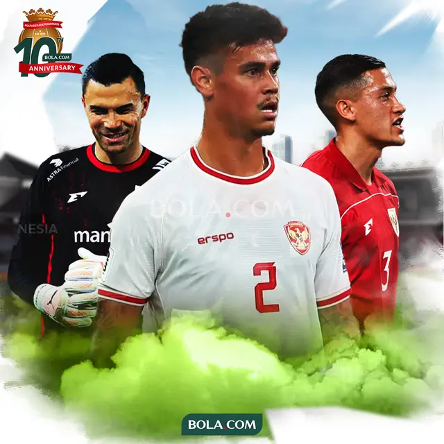 Artikel 10 tahun Bola.com - Pemain Timnas Indonesia dengan Nilai Pasar Tertinggi