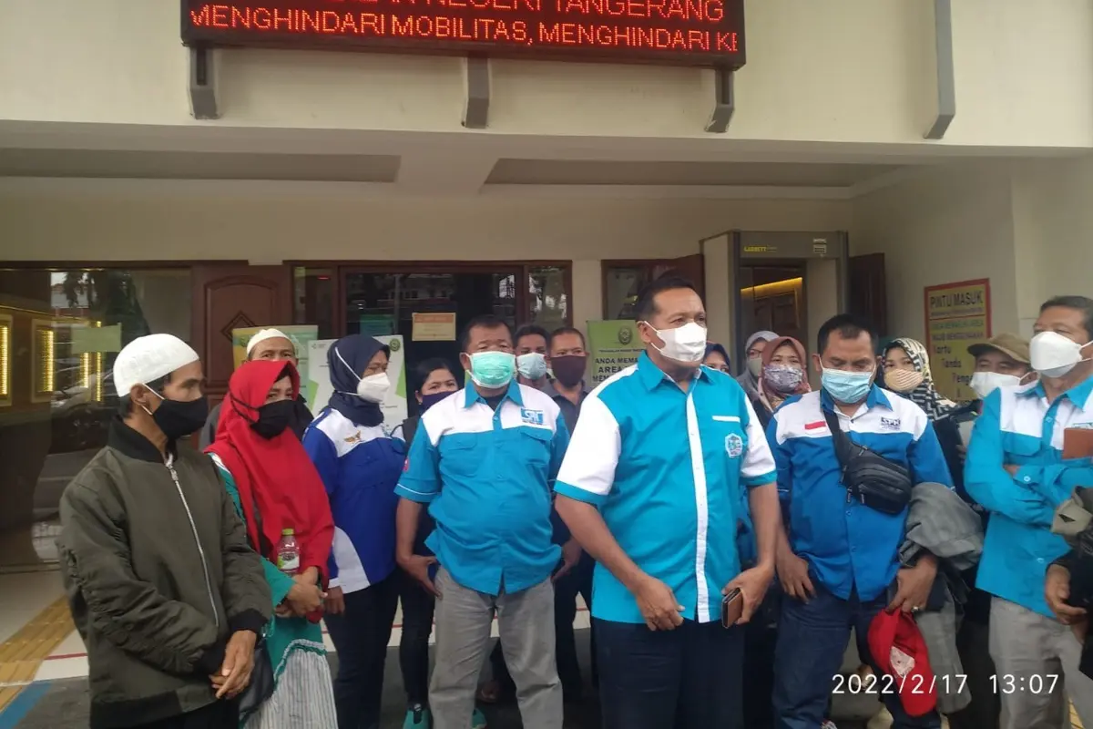 Mantan karyawan PT Jabatex Cibodas (Liputan6.com / Pramita Tristiawati)