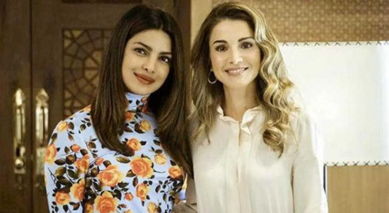 	Priyanka Chopra dan Ratu Rania dari Yordania (Instagram)