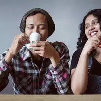 Numan dan Stella, Founder & Owner Elman Kopi. Sumber foto: Document/Stella.