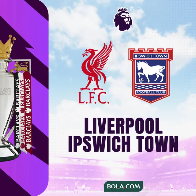 Liga Inggris - Liverpool Vs Ipswich Town