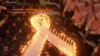 1.000 lilin untuk penderita HIV/AIDS (Liputan6.com/ Dhimas Prasaja)