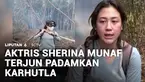 Kebakaran hutan dan lahan di Kalimantan menggugah kepedulian aktris Sherina Munaf untuk ikut serta dalam upaya penanganan karhutla. Mantan penyanyi cilik itu bahkan terjun langsung berjibaku memadamkan api bersama petugas dan relawan.