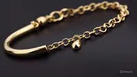 Gelang Charm Daun atau Tetes Air/AI