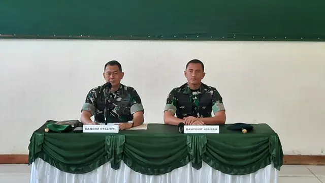 Dandim 0724/Boyolali Letkol Inf Wiweko Wulang Wiwoho