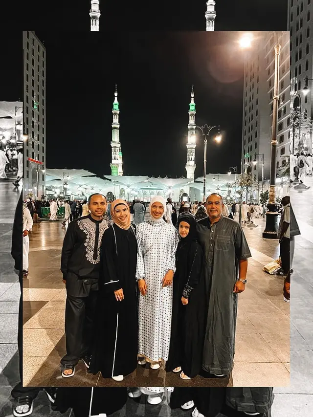 Nia Ramadhani umrah bareng keluarga (Instagram/ramadhaniabakrie)