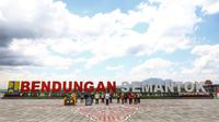 Bendungan Semantok Nganjuk diresmikan Jokowi. (Istimewa)