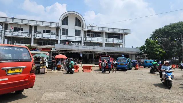 Lokasi pemukulan anggota TNI di Terminal Depok