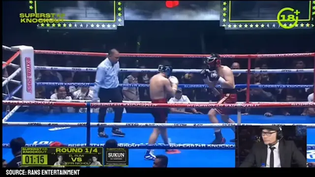 Tampil di Ring Tinju Superstar Knockout, Jefri Nichol Banjir Respect dari Netizen