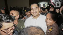 Dito Ariotedjo dihadirkan sebagai saksi dengan terdakwa mantan Menkominfo Johnny G. Plate. (Liputan6.com/Faizal Fanani)