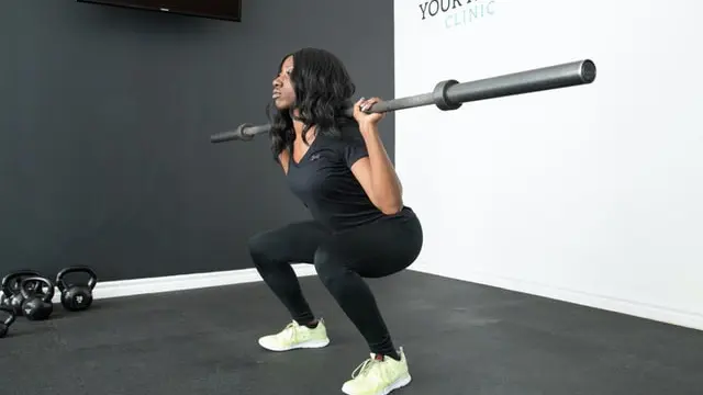 Ilustrasi squat jump