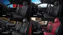 Terdapat empat tipe untuk Yaris pasar Thailand. Keempat tipe tersebut memiliki perbedaan nuansa interior. Mulai dari tipe Sport sebagai varian termurah dengan jok fabric dan ketiga varian lainnya sudah dilengkapi dengan jok kulit. (Source: paultan.org)