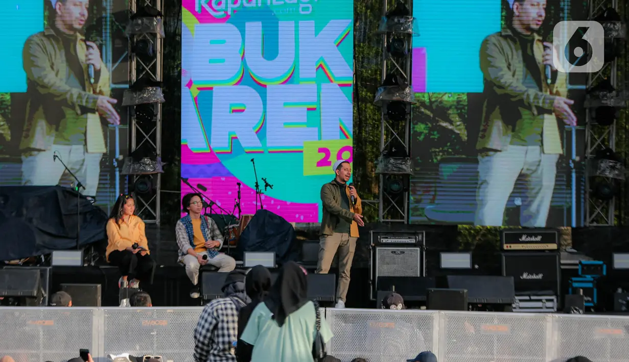 Acara yang berlangsung pada 1-2 April 2023 ini diramaikan oleh penampilan Habib Husein Ja'far hingga sejumlah musisi mulai dari Oomleo feat Aldi Taher, Guyon Waton, dan Kahitna. (Liputan6.com/Faizal Fanani)