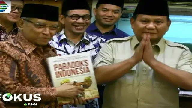 Kepada wartawan, Prabowo menyampaikan jika kunjungannya ke kantor PBNU hanya sekedar silaturahmi.