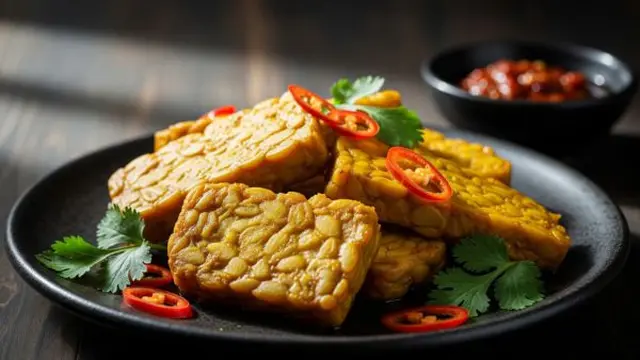 Tempe Bacem Bumbu Kuning