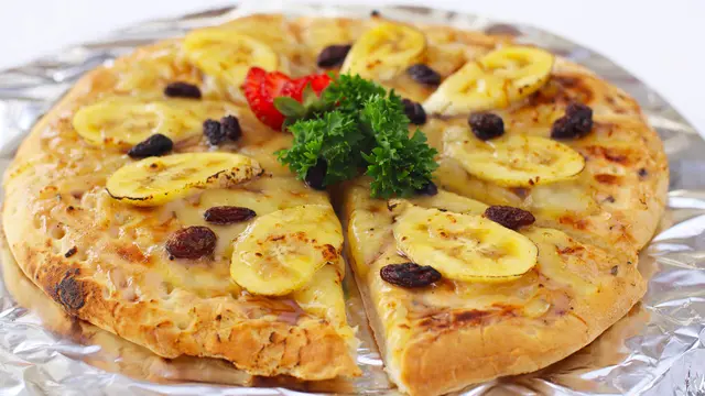 lempeng pisang pizza pisang