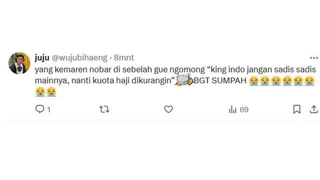 6 Cuitan Asbun Netizen Usai Timnas Indonesia Kalahkan Arab Saudi, Bikin Ngakak