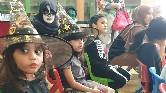 6 Momen Unik Ulang Tahun Anak Zaskia Adya Mecca, Pakai Konsep Horor