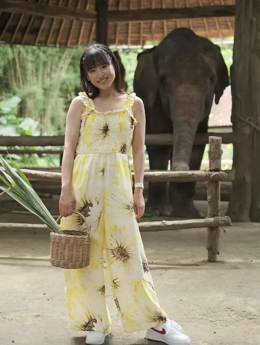 Selain gaya fashionnya, model rambut Haruka juga membuatnya tampak lebih awet muda. @haruuuu_chan.