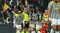 Partai AS Roma kontra Juventus yang berakhir dengan skor 1-1 pada ajang Liga Italia 2023/2024 hari Senin (06/05/2024) dini hari WIB. (Andreas SOLARO / AFP)