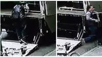 Pencuri yang belum teridentifikasi tersebut melarikan seember kepingan emas seberat 31 kilogram, dari dalam sebuah truk yang diparkir di pinggir jalan Manhattan (NYPD/Dailymail.com)