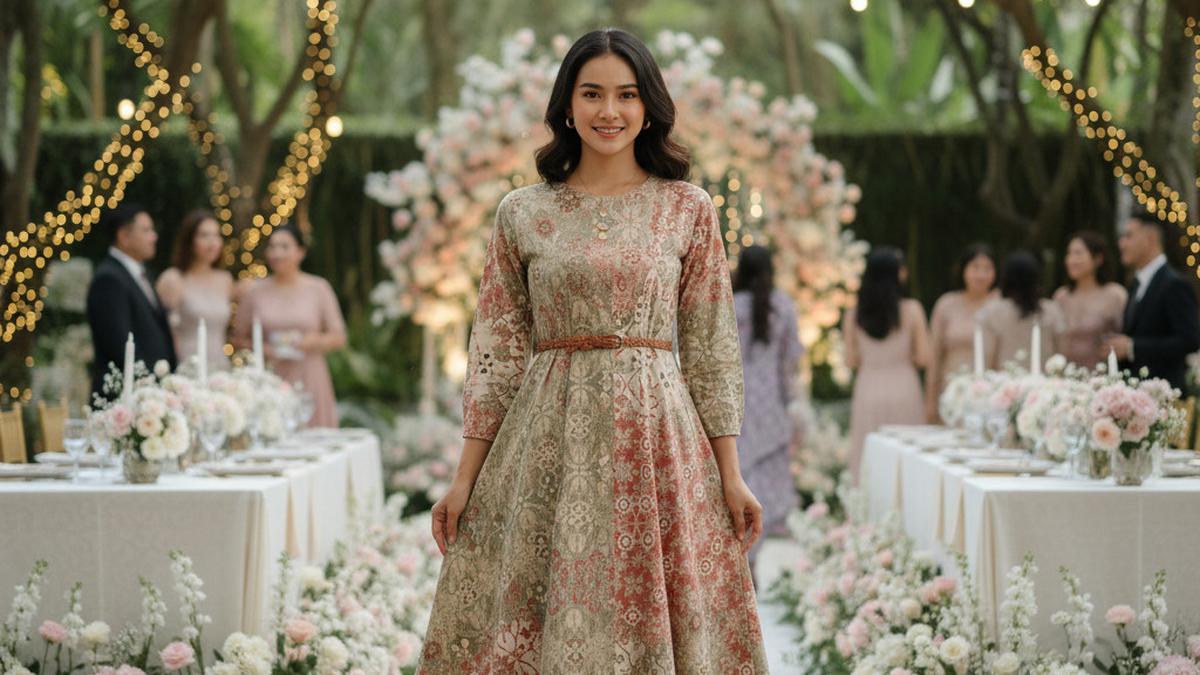 7 ⁠Model Baju Batik Wanita untuk Pesta Pernikahan di Tahun 2025, Simpel tapi Elegan