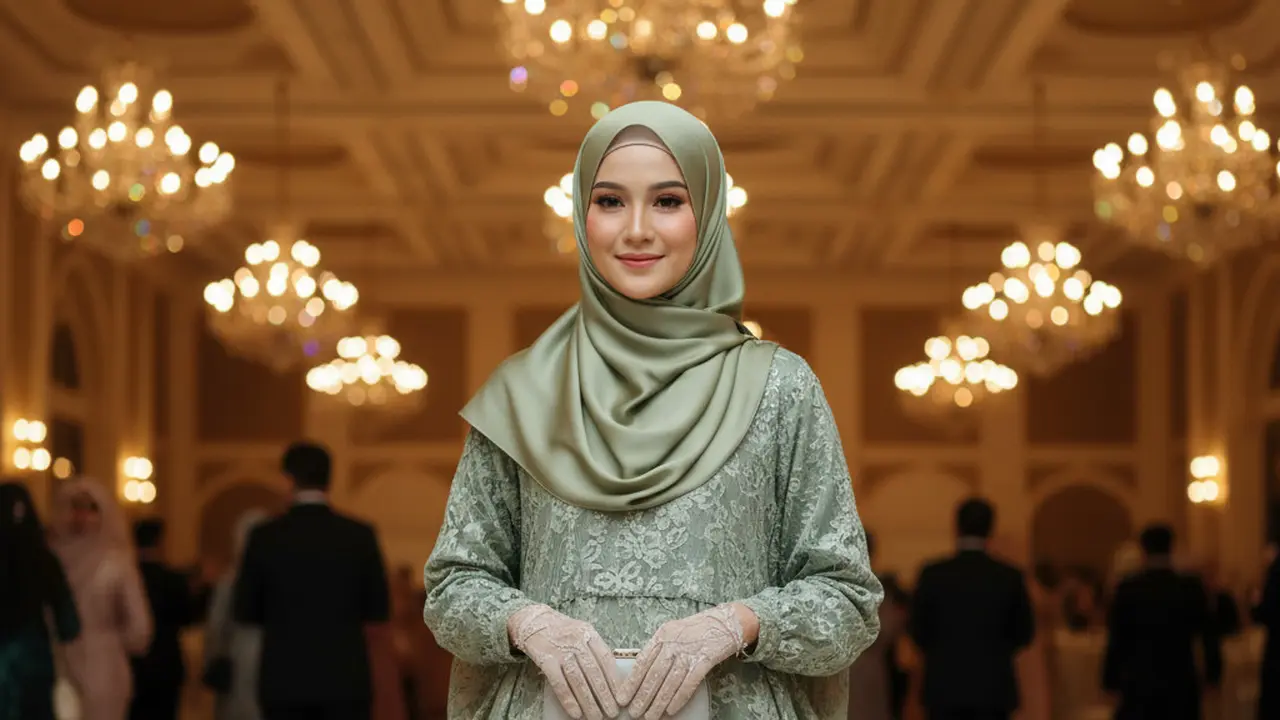 7 Model Dress Brokat Panjang, Anggun dan Elegan untuk Berbagai Acara di 2025