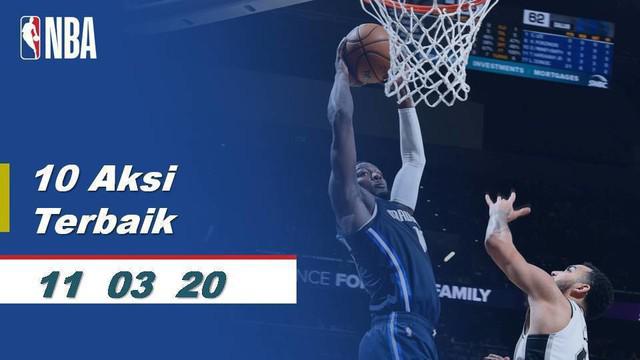 Berita Video 10 Aksi Terbaik NBA 11 Maret 2020