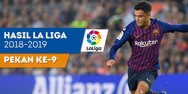 VIDEO: Hasil La Liga Pekan ke-9, Real Madrid Kalah, Barcelona Tundukkan Sevilla
