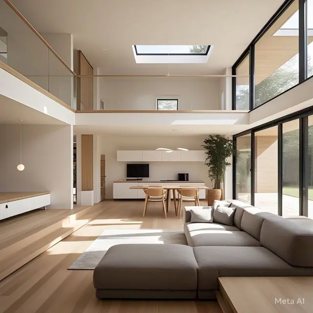 Desain dalam Rumah 2 Lantai Minimalis Modern Elegan