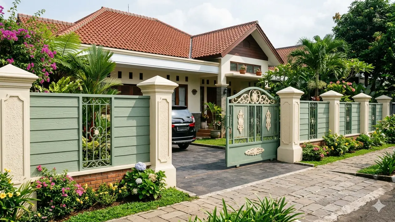 Pagar Rumah Estetik  dan Tren