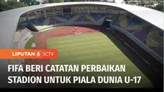 PSSI mendapat surat balasan dari FIFA perihal stadion yang akan digunakan untuk Piala Dunia U-17 mendatang. Dalam suratnya, FIFA memberikan sejumlah catatan untuk perbaikan fasilitas stadion.