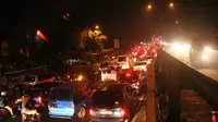 Arus Balik di Jalan Pantura dan Simpang Jomin Cikampek Padat, Polisi Rekayasa Lalu Lintas