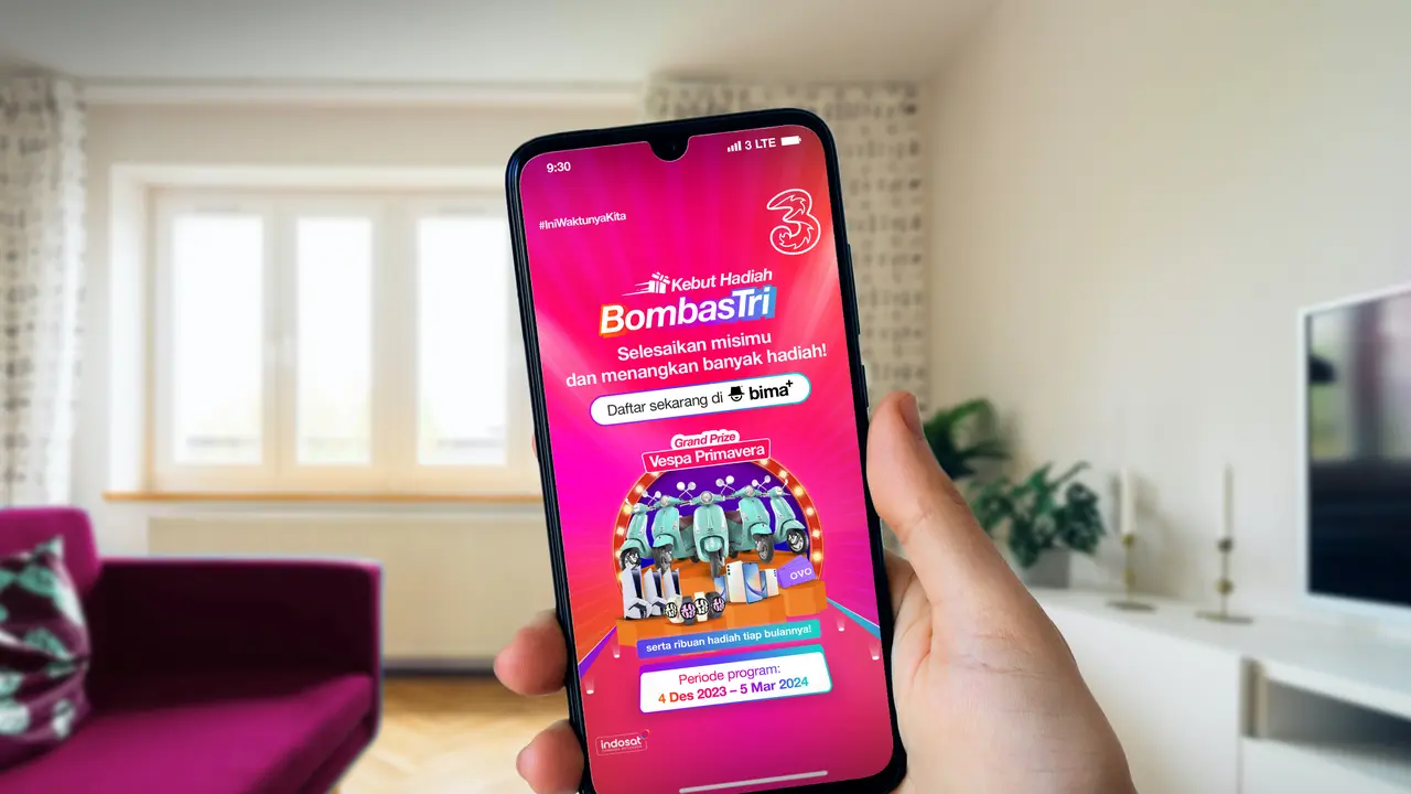 Indosat gelar apresiasi pelanggan Tri dengan program kebut BombasTri