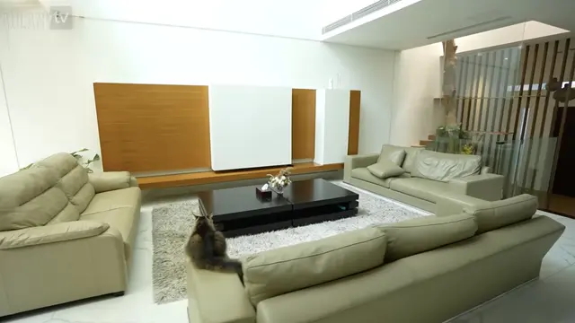 Potret Ruang TV Rumah Raditya Dika dan Anissa Aziza