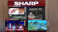 Sharp baru saja meluncurkan Azan TV yang hadir dengan fitur pengingat azan (liputan6.com/Agustinus M.Damar)