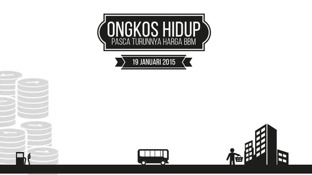 Infografis Ongkos Hidup Pasca Turunnya Harga BBM