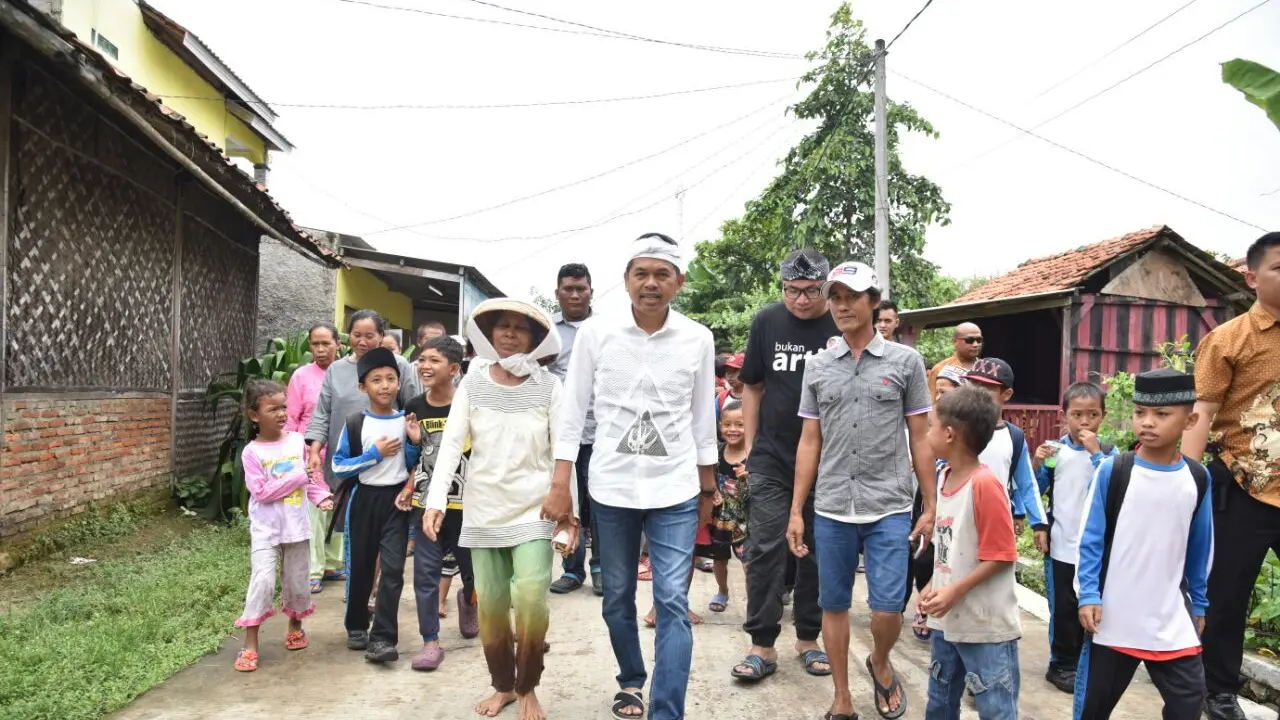 Cawagub Jawa Barat Dedi Mulyadi menyambangi Kabupaten Bekasi