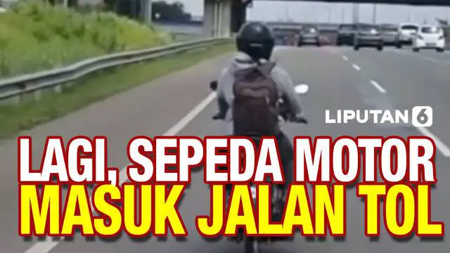Viral di media sosial rekaman pengendara motor yang masuk ke dalam jalan tol. Setelah sebelumnya terjadi di Tol Jakarta-Tangerang, kejadian kali ini berlangsung di tol Jakarta-Serpong.