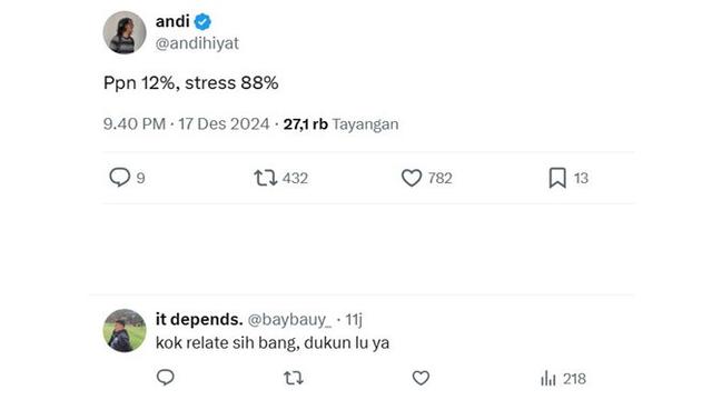 6 Curhatan Netizen Soal Kenaikan PPN 12 Persen Mulai 2025, Relate Banget