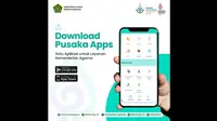 Aplikasi Pusaka Kemenag Super Apps, bisa daftar haji secara online. (Foto; Kemenag)