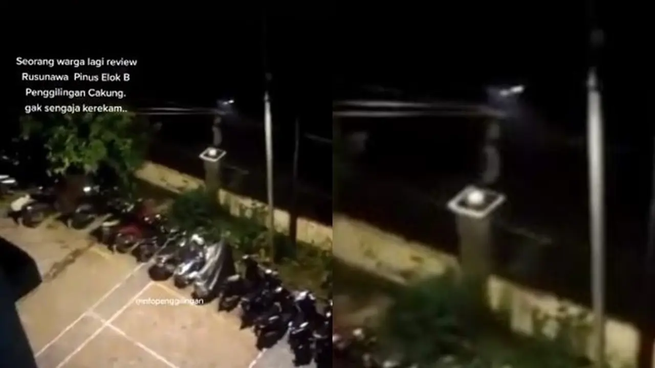 Niat Review Rusunawa, Cewek Ini Malah Rekam Penampakan Pocong Lompat Melayang
