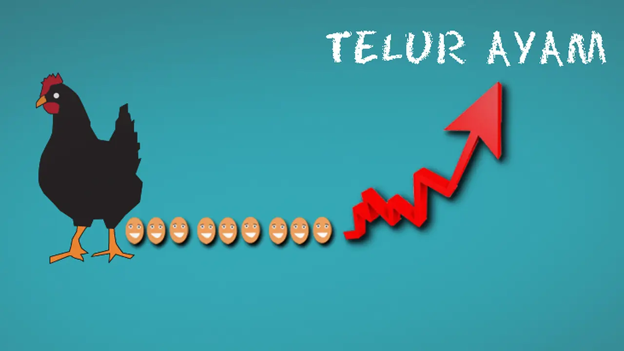 Ilustrasi Harga Telur Ayam Naik
