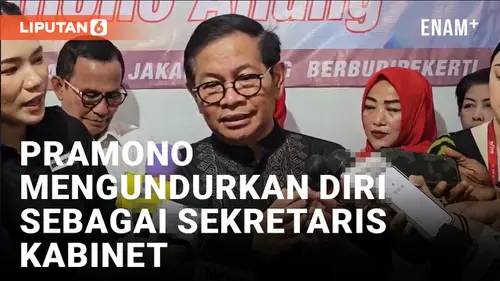 VIDEO: Tanggapan Pramono Soal Pengunduran Dirinya dan Isu Reshuffle Kabinet