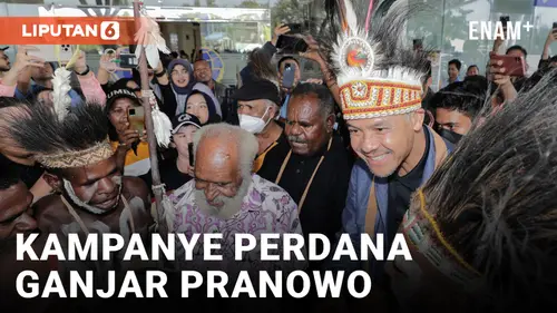VIDEO: Ganjar Pranowo Lakukan Kampanye Perdana di Marauke, Papua Selatan