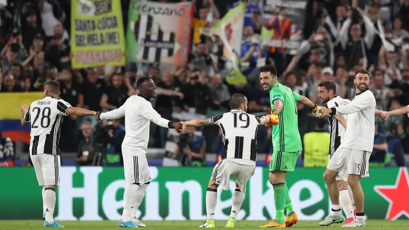 Ekspresi Buffon saat Bawa Juventus ke Final Liga Champions