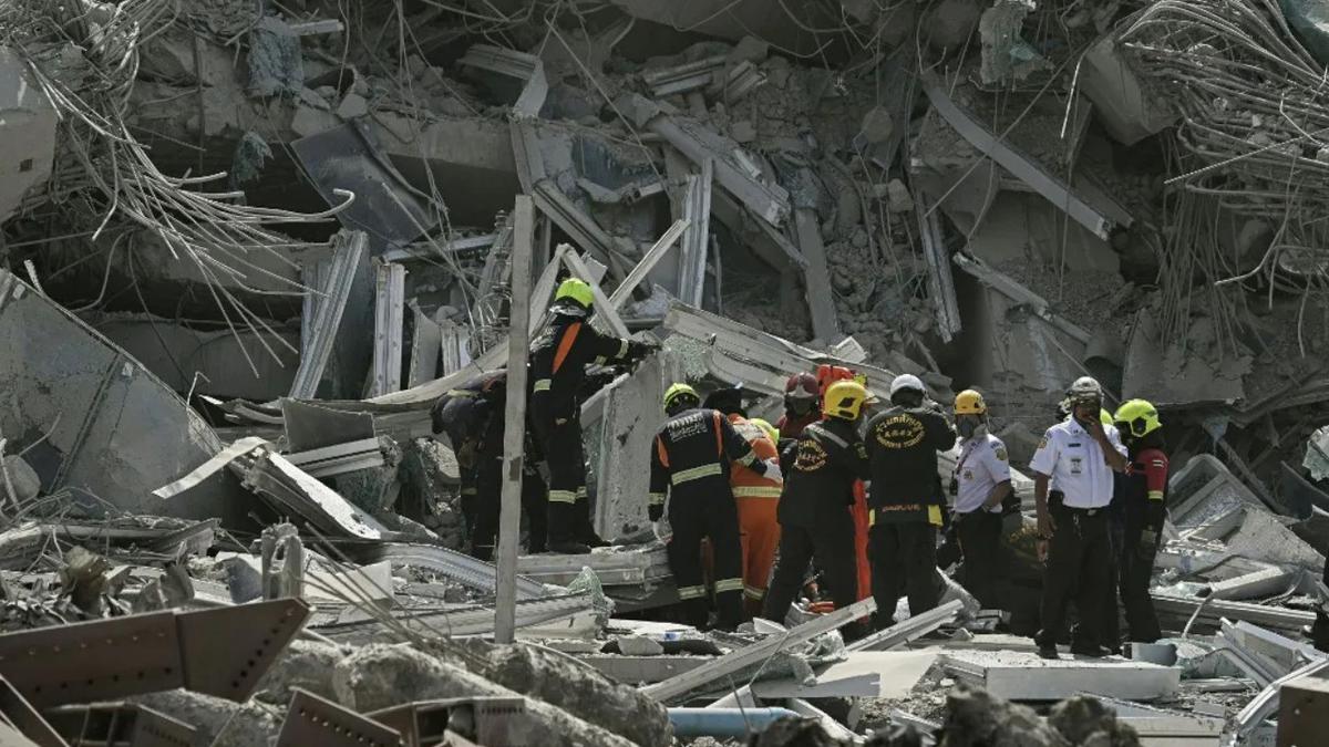 Gempa Myanmar Guncang Bangkok Thailand: Gedung Pencakar Langit Ambruk